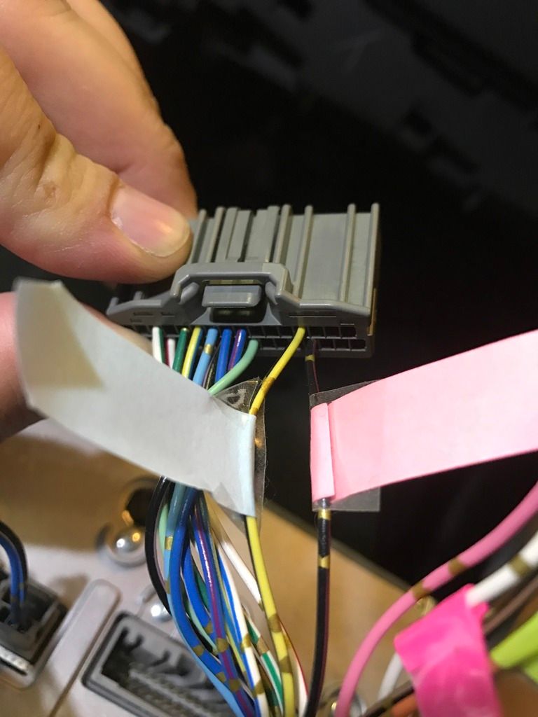 Metra wiring harness into MMCS non Fosgate gps Mitsubishi Lancer